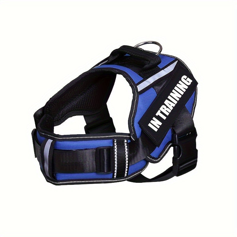 IN TRAINING Patch Dog Harness in Four Colors and XS–XL with Reflective Strips, Handle and Neck Padding — image 9