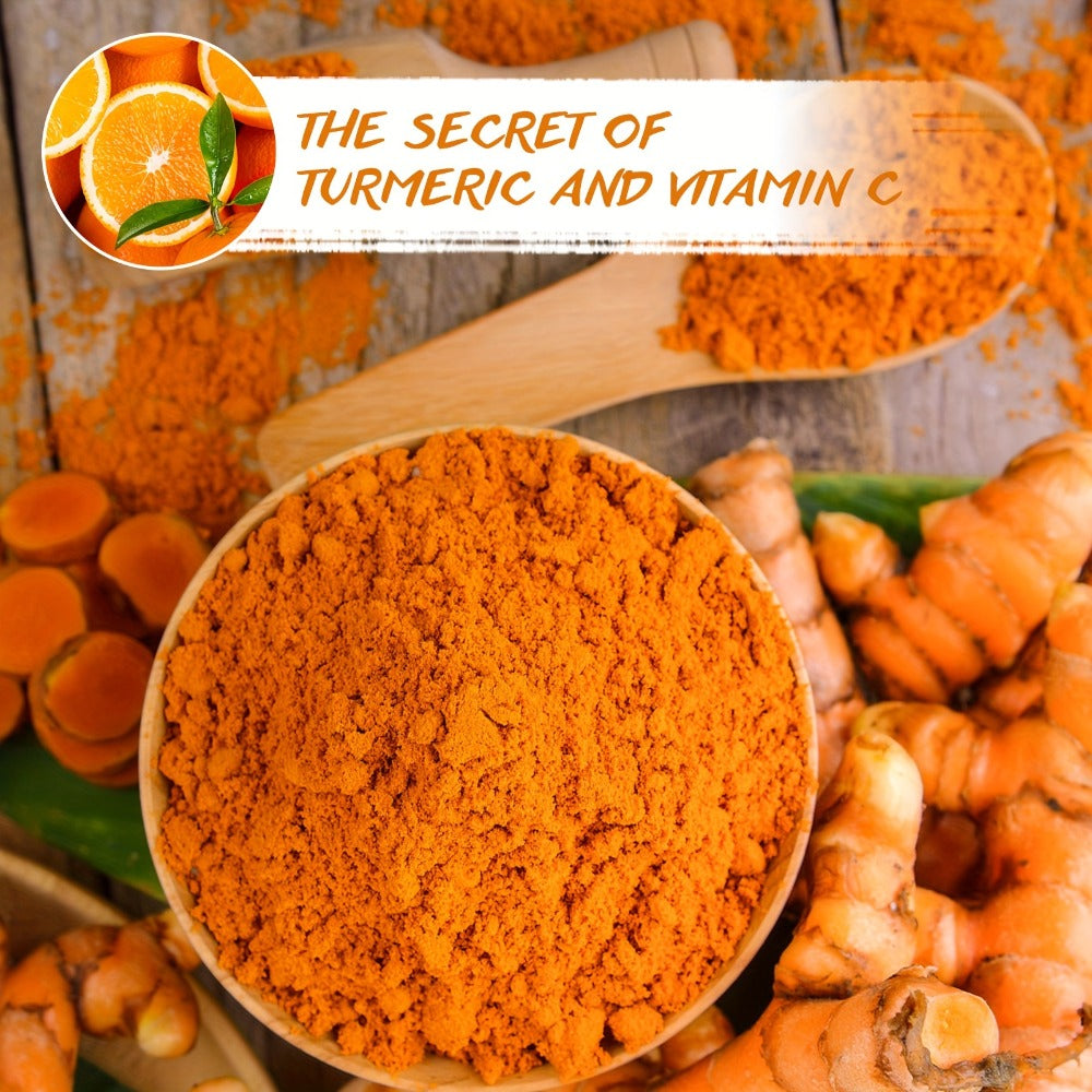 Turmeric Vitamin C Mud Mask 100ml - Deep Cleansing Pore Minimizer Face Mask, Remover Radiant Skin Weekly Skincare for Women —
