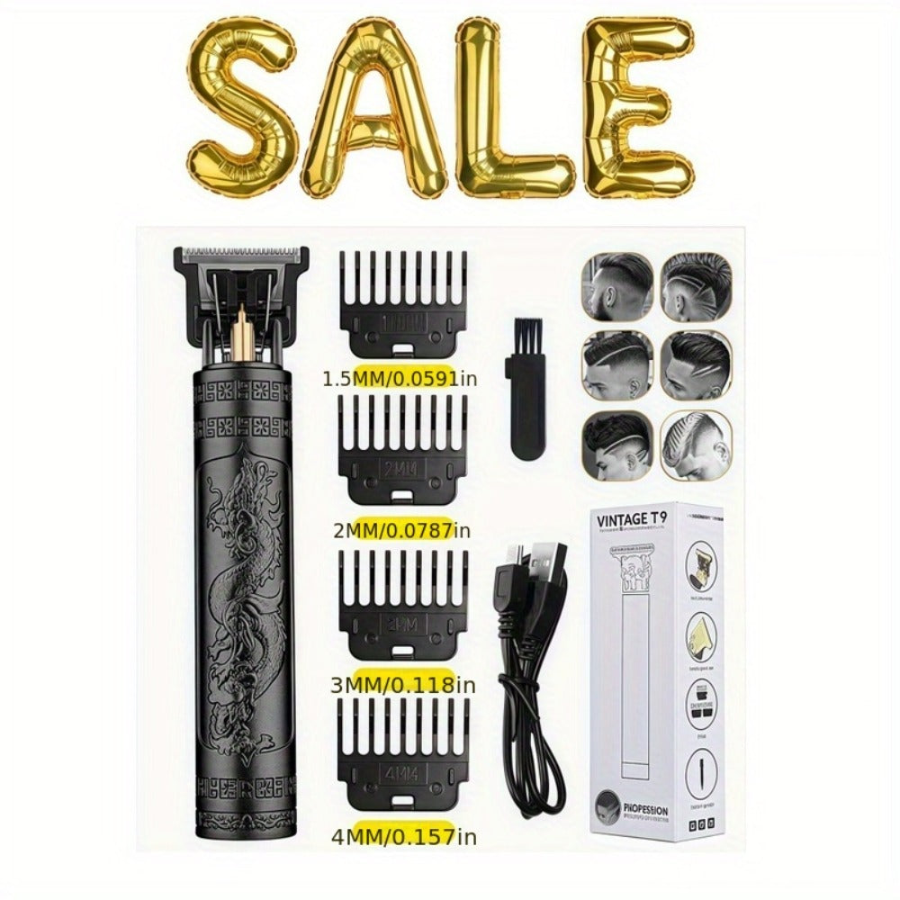 3-in-1 Hair Clipper Grooming Kit for Men – WEEME USB Rechargeable Cordless Beard Trimmer & Body Shaver Set, Home Barber Hair 