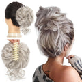 Hair Extensions Curly-Wavy 6-Inch Synthetic Messy Bun with Claw Clip and Seven Color Codes — image 1
