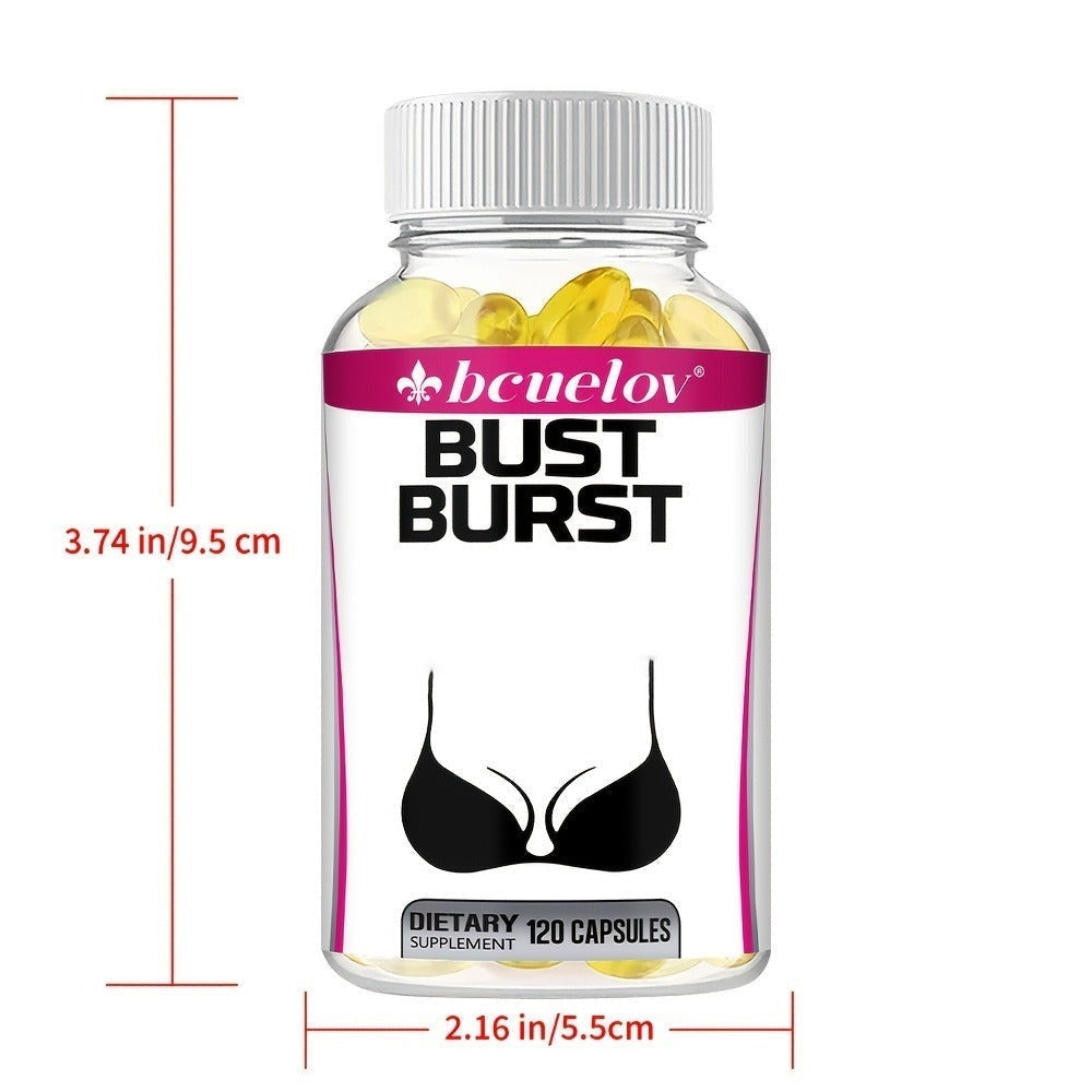 Pueraria Mirifica Breast Enhancement Capsules 120ct, Natural Phytoestrogen Formula for Women, Supports Bust Firmness — image 