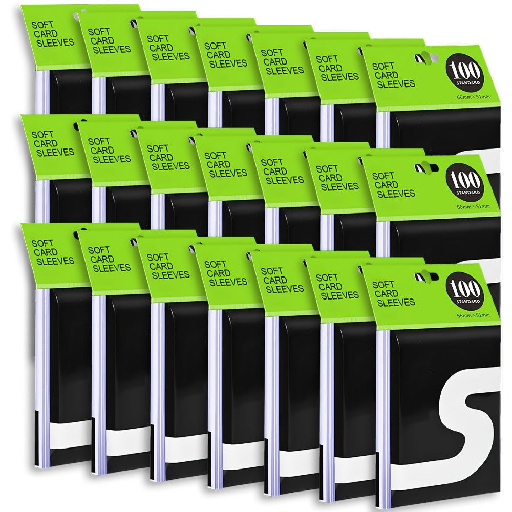 Penny Sleeves Trading Card Sleeves Bulk – Clear Soft Plastic Protector for Pokemon, Sports, Baseball, Football & Game Cards |