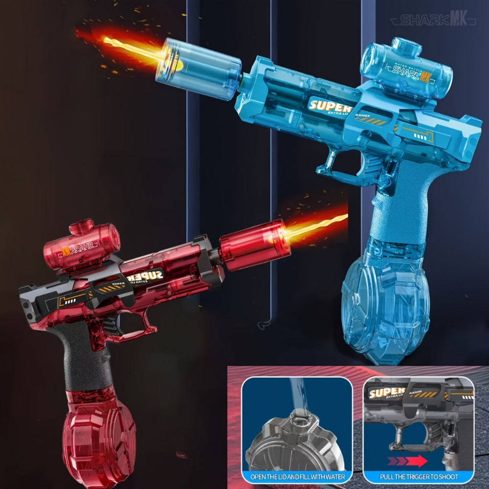 Electric Water Gun Large for Kids & Adults, High-Power Squirt Blaster for Pool Beach Lawn Backyard Summer Water Battle — imag