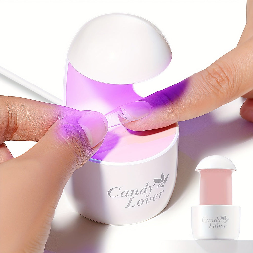 Mini UV LED Nail Lamp, Portable Compact Gel Nail Curing Light for Travel & Home, Fast Gel Polish Dryer — image 8