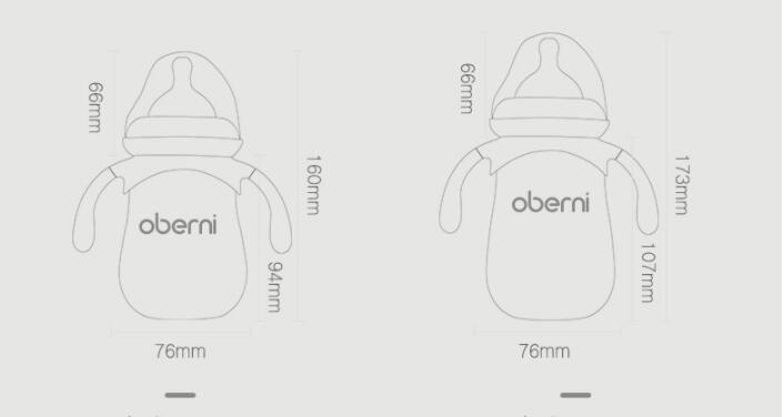 Wide Caliber Baby Milk Anti-Colic, Baby Bottle Anti-Fall