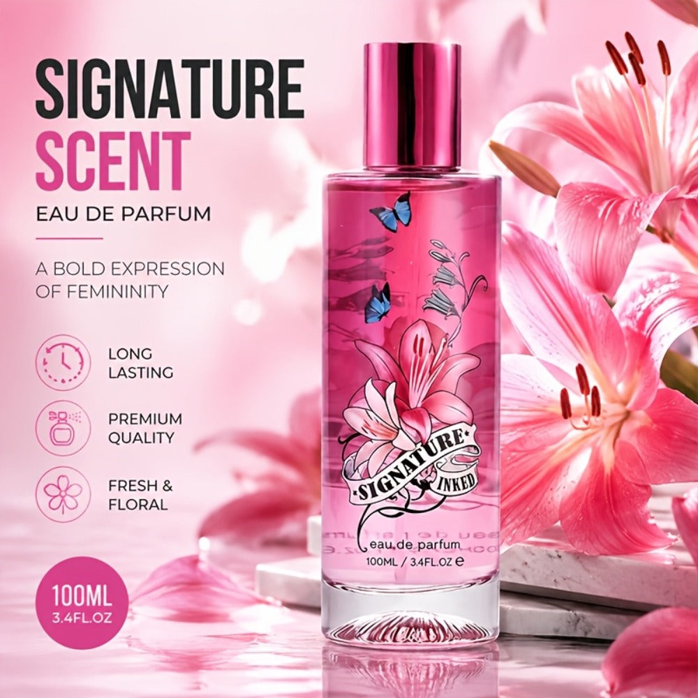 Perfume for Women in 3.4 oz Pink Spray with Mango, Grapefruit and Wild Strawberry Profile, 1 or 2 Pack — image 9
