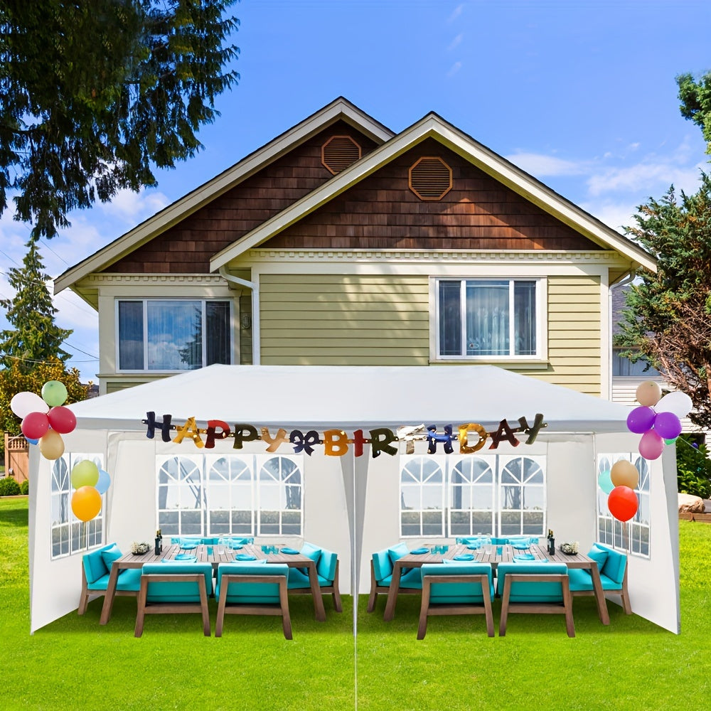 Party Tent White Waterproof 4 Sidewalls | Wedding Backyard Event Patio — image 9