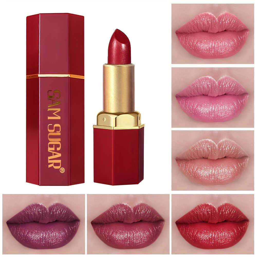 Lip Gloss Set 6pcs Velvet Finish Shiny Lip Color Collection, for Makeup, Travel and Everyday Vanity Use — image 2