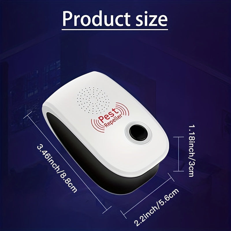 Electronic Rodent 6 Pack, Auto Frequency Ultrasonic Mouse Plug In, Indoor Pest Control Device for Home Kitchen Office Warehou