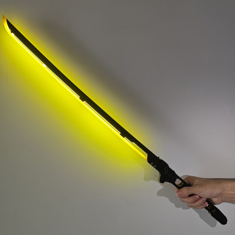 LED Cyberpunk Katana Prop 80cm Acrylic Luminous with the Listed Color, Size or Set Options for Everyday Use — image 29