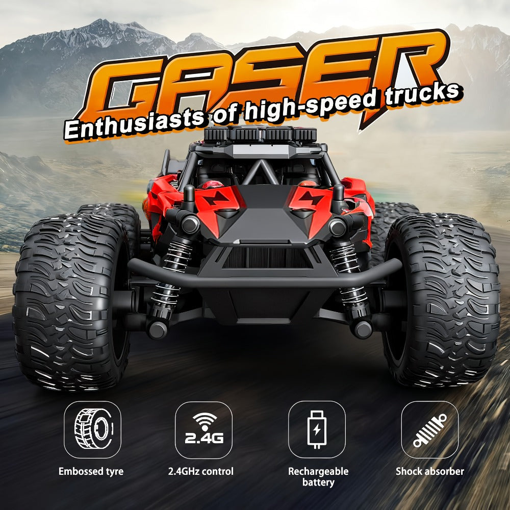 High-Speed RC Off-Road Car 40km/h 4WD Remote Control Climbing Truck with Battery, Outdoor Racing Vehicle for Boys Kids Teens 