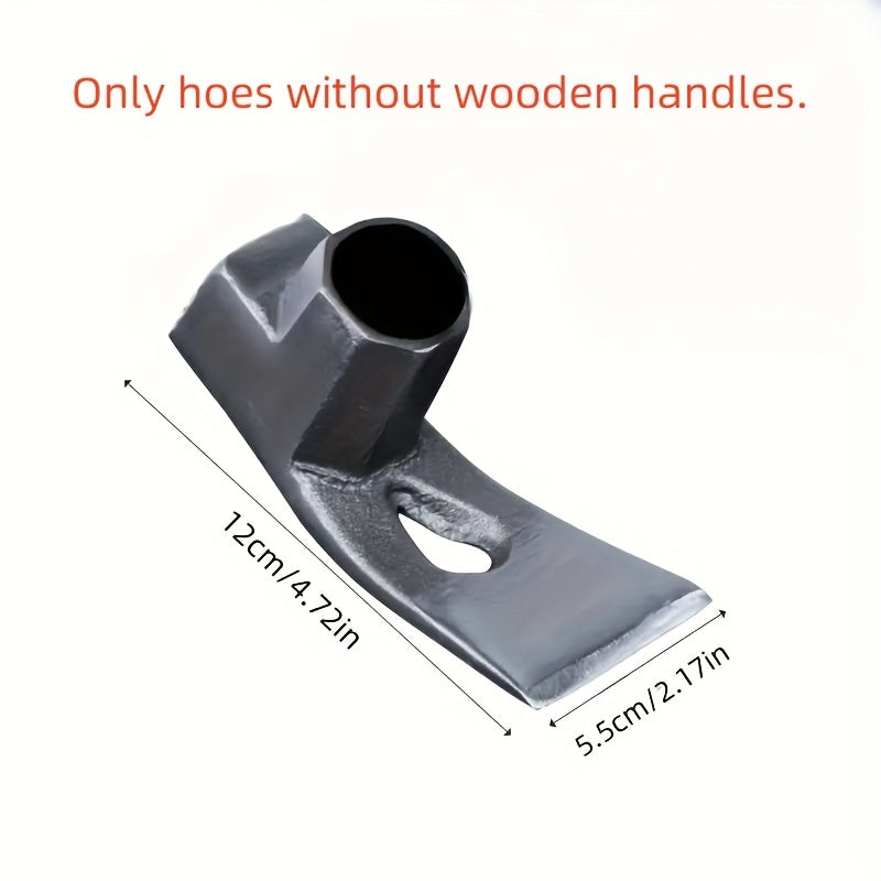 Carbon Steel-Labeled Garden Hoe with Rectangular Head and Head-Only or Wooden-Handle Package Options — image 2