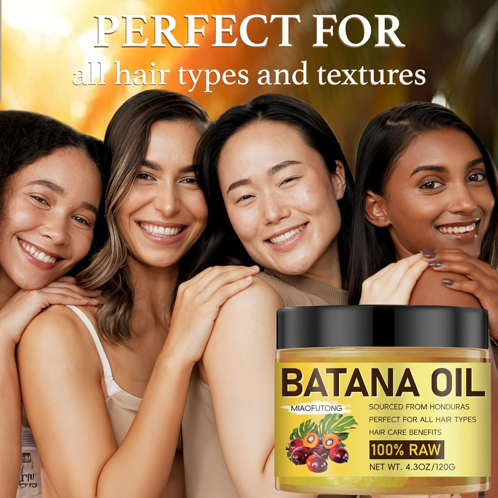 Banana Hair Oil Treatment 100% Raw Honduran Deeply Frizz Control Scalp Nourishment Dry Damaged Hair All Hair Types Women 4.3o