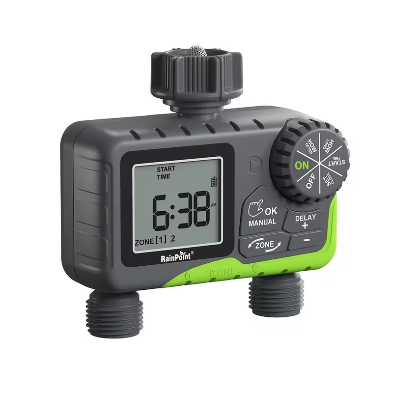 2-Zone Sprinkler Timer Programmable Faucet Irrigation Controller for Lawn & Yard, for Garden, Lawn and Yard Watering — image 
