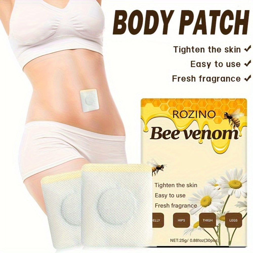 Belly Button Firming Patches 60 Pcs – Bee Venom Natural Botanical Navel Patches with Long-Lasting Adhesion — image 7