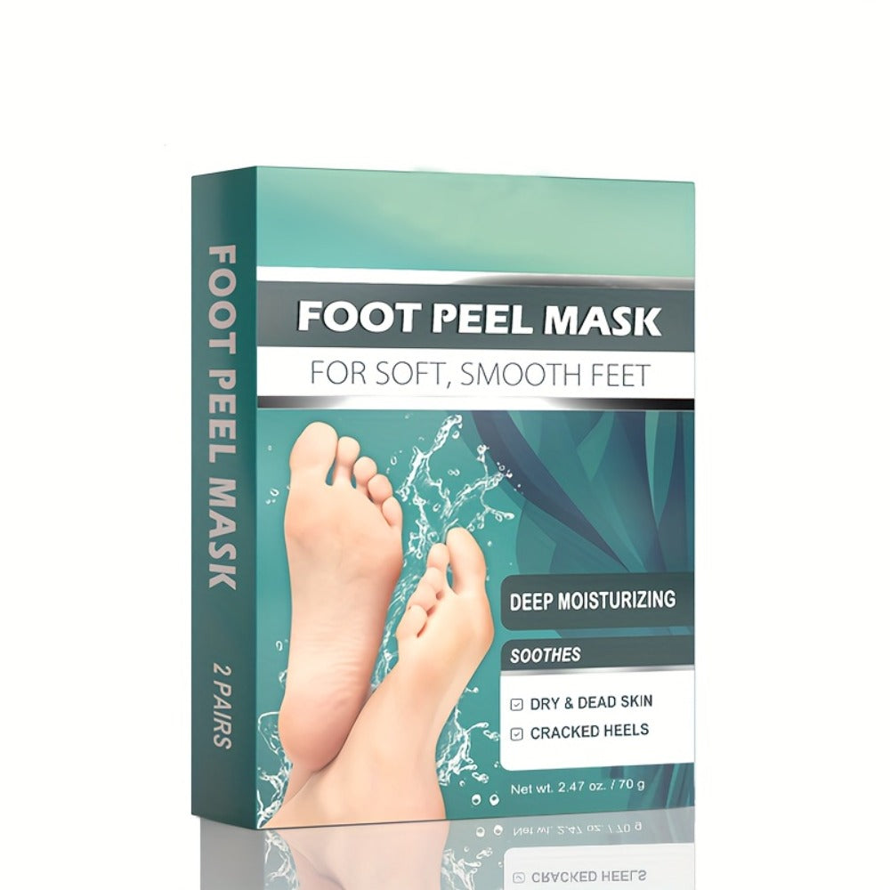 Foot Peel Mask Exfoliating Socks Dead Skin Remover Moisturizing Firming Brightening Hypoallergenic Peeling Treatment for Dry 
