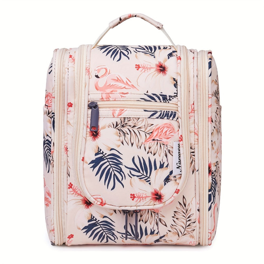 Toiletry Bag Hanging Large-Capacity Makeup Organizer with Hook, Multiple Compartments and 16 Print Options — image 14