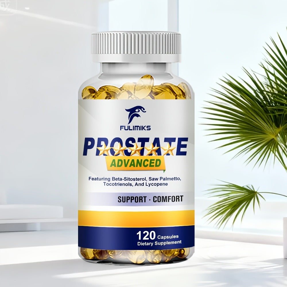 Dietary Supplement Saw Palmetto Extract and Zinc Capsules in a Men’s Formula, 120 Count for Daily Supplement Routines — image