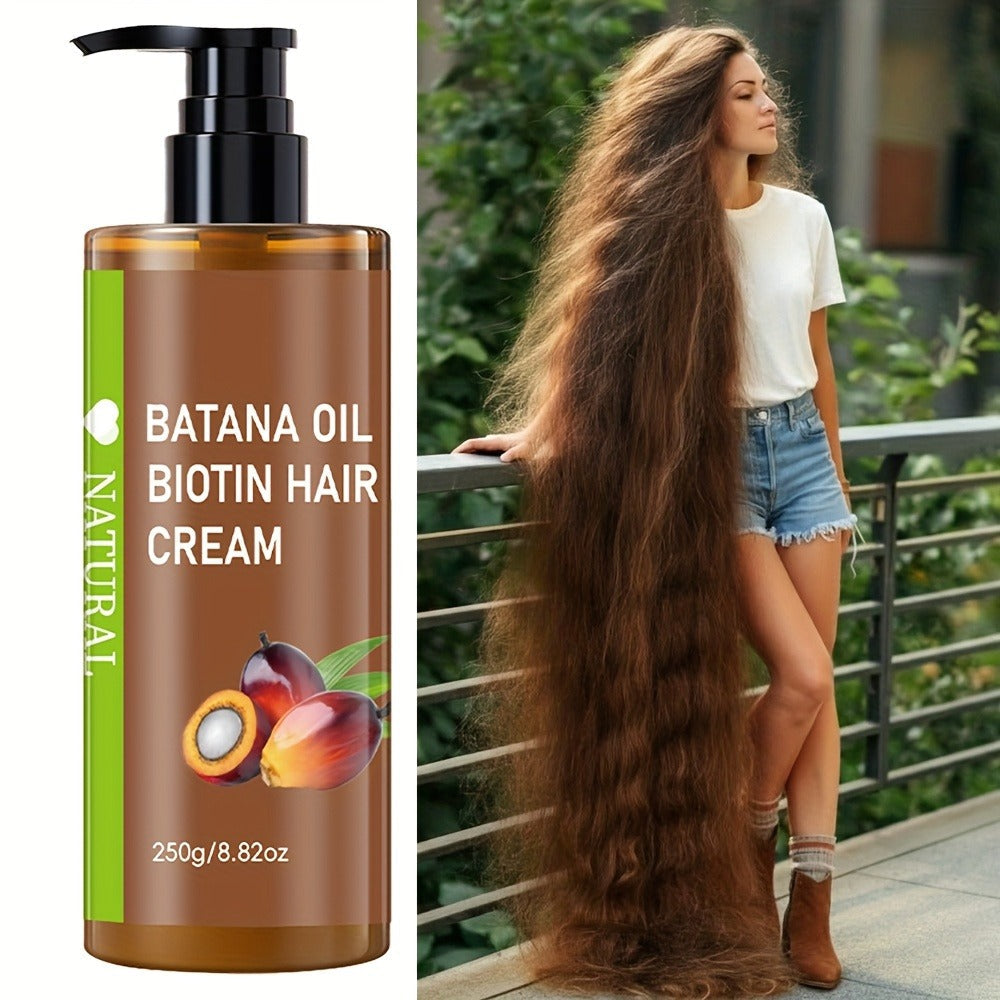 Batana Oil for Hair Growth 250g, Unrefined Cold-Pressed Honduran Batana Oil, Dry Damaged Hair, Enhances Shine — image 6