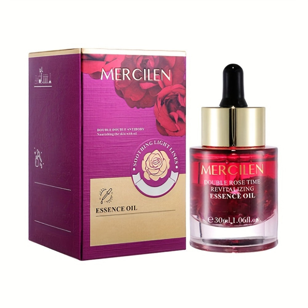 Rose Essential Oil Face & Body Moisturizer – Plant-Based Squalane, Avocado Oil & Hypoallergenic Formula for Dry Skin — image 