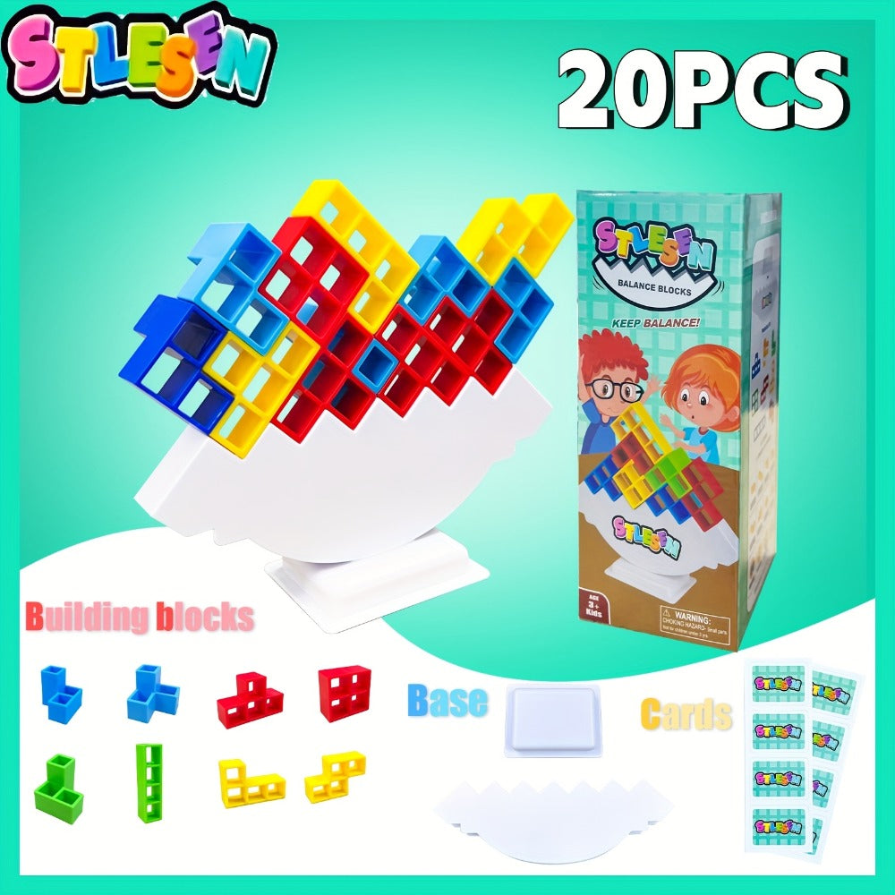 Balancing Stacking Blocks Game Set with the Listed Color, Size or Set Options for Everyday Use — image 5