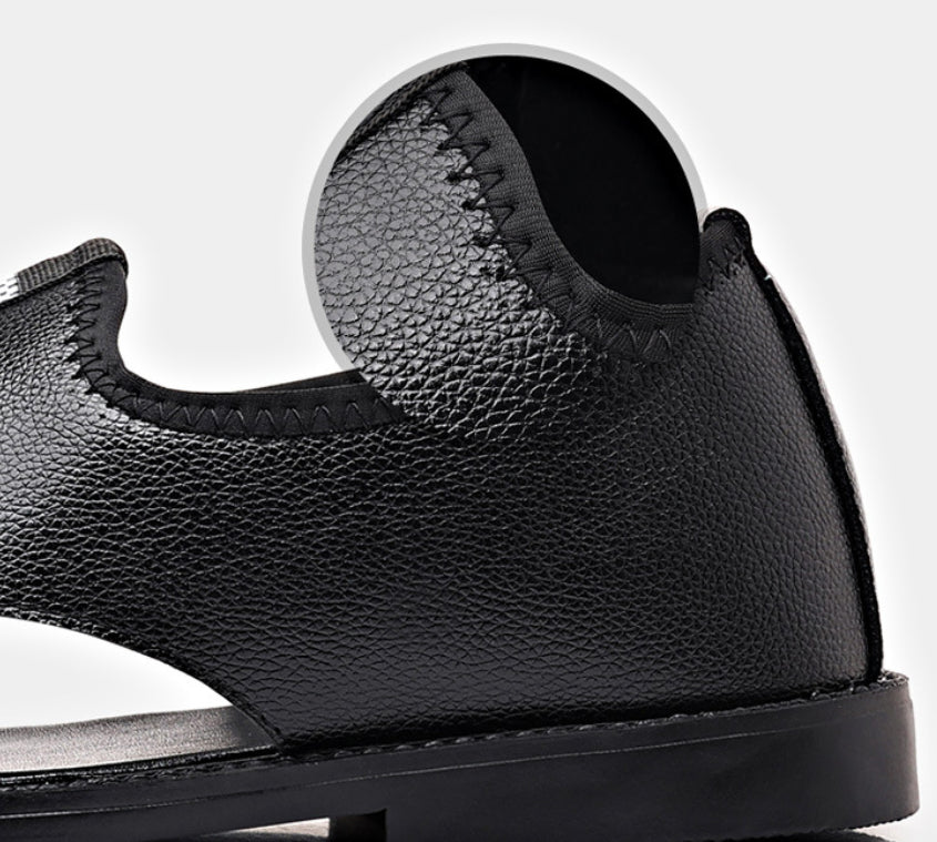 Roman Casual Sandals Soft Leather Non-slip Men