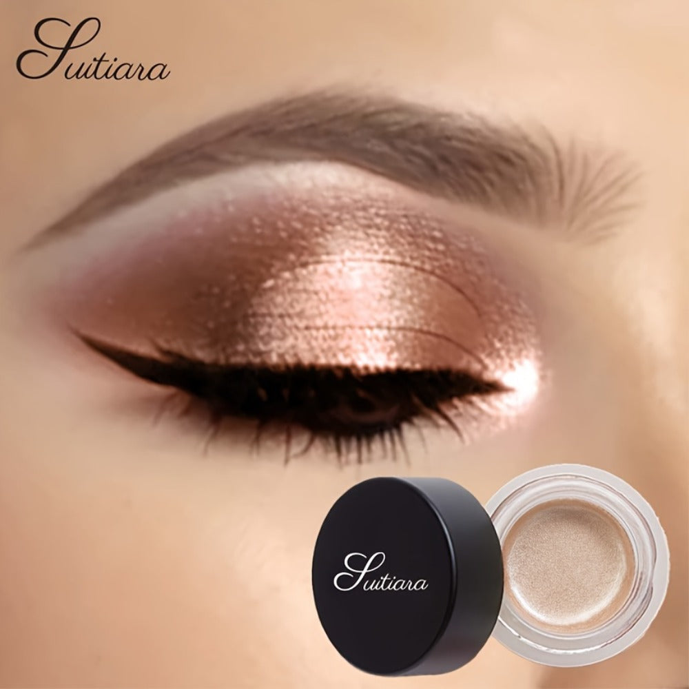 Jelly Gel Eyeshadow 2 Pack Sunset Copper Shimmer High Gloss Metallic Finish Fade Resistant, for Makeup, Travel and Everyday V