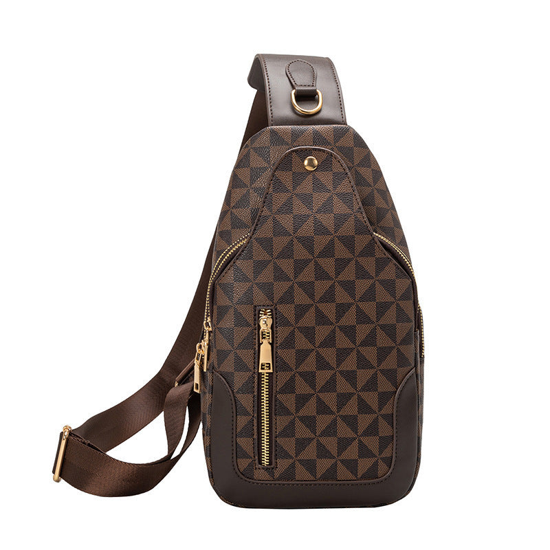 Men's Crossbody Large-capacity Retro Portable Chest Bag