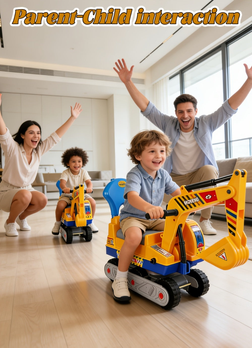 Ride-On Excavator Toy for Kids with Manual Digging Arm with the Listed Color, Size or Set Options for Everyday Use — image 15