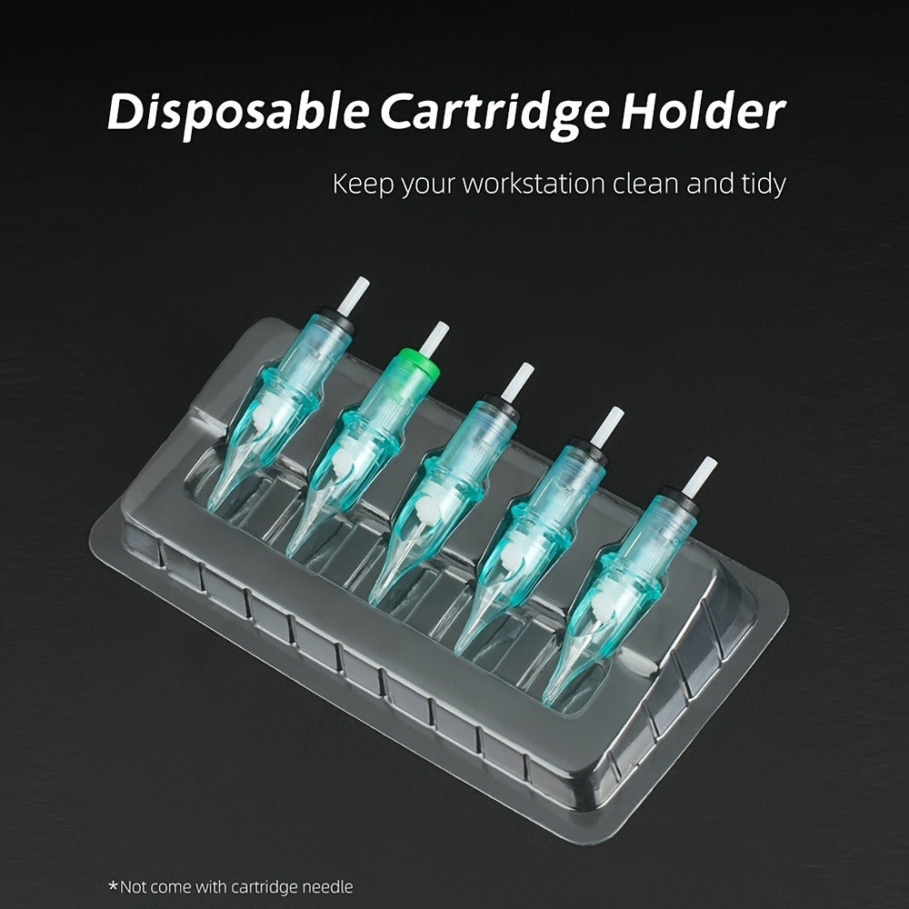 Disposable Tattoo Needle Holders 50Pcs Sterile Single-Use Grip Tubes for Professional for Temporary Body Art, Festivals and C