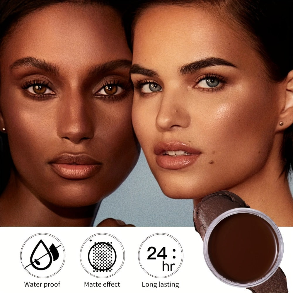 Velvet-Look Cream Foundation in 0.7 oz Round Jar with Six Shade Options from Light to Deep — image 25