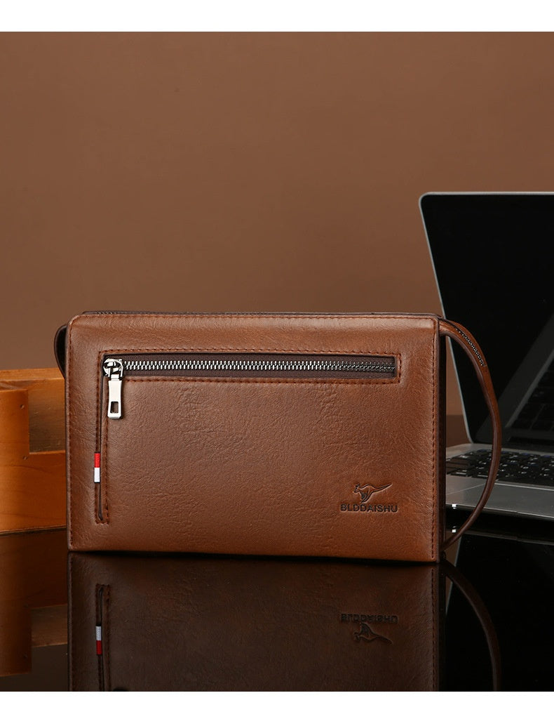 New Mens Wallet With A Combination Lock And Clutch Design