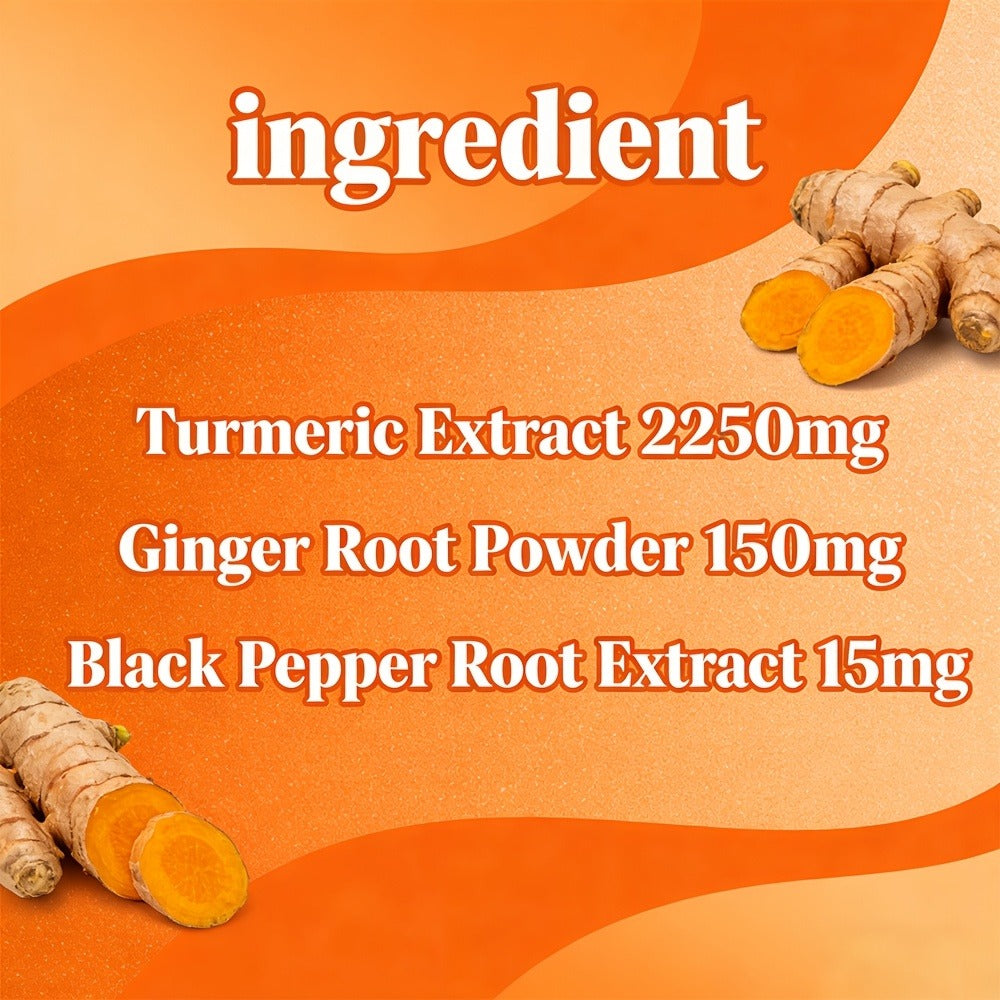Herbal Supplement with Tecepec Label, Turmeric Ginger and Black Pepper 2400mg Capsules, 120 Count — image 4