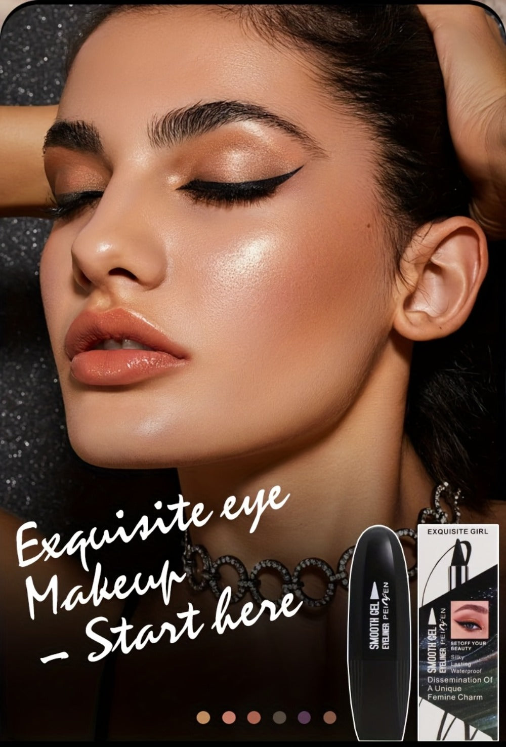 Six-Color Twist-Up Cream Liner Set for Makeup in Brown, Black and Red-Brown Shades with 3g Sticks — image 11
