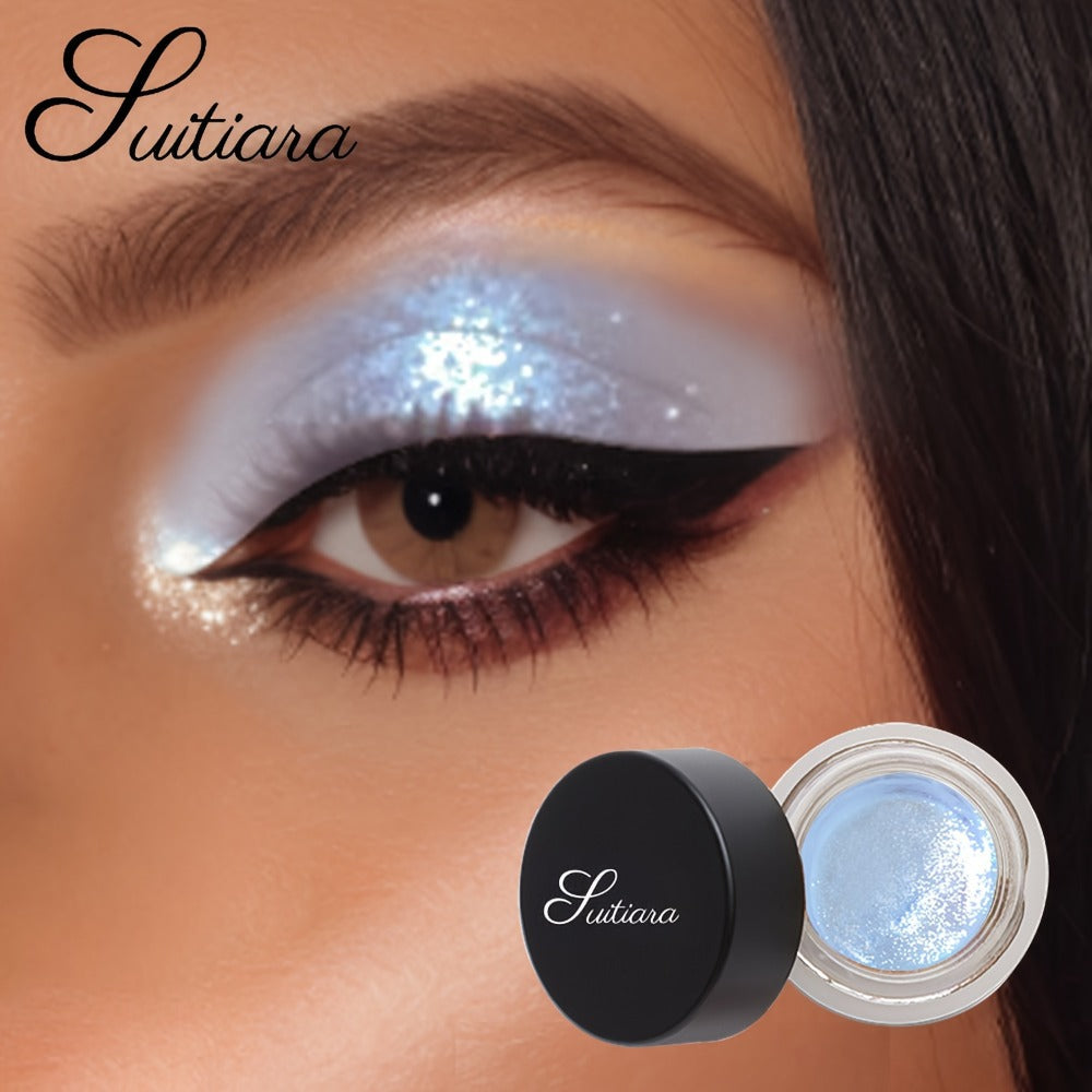 Shimmer Jelly Eyeshadow 2 Pack, Icy Cool Tone Frosty Glow Gel Eye Makeup, Non-Creasing Blendable Formula — image 1