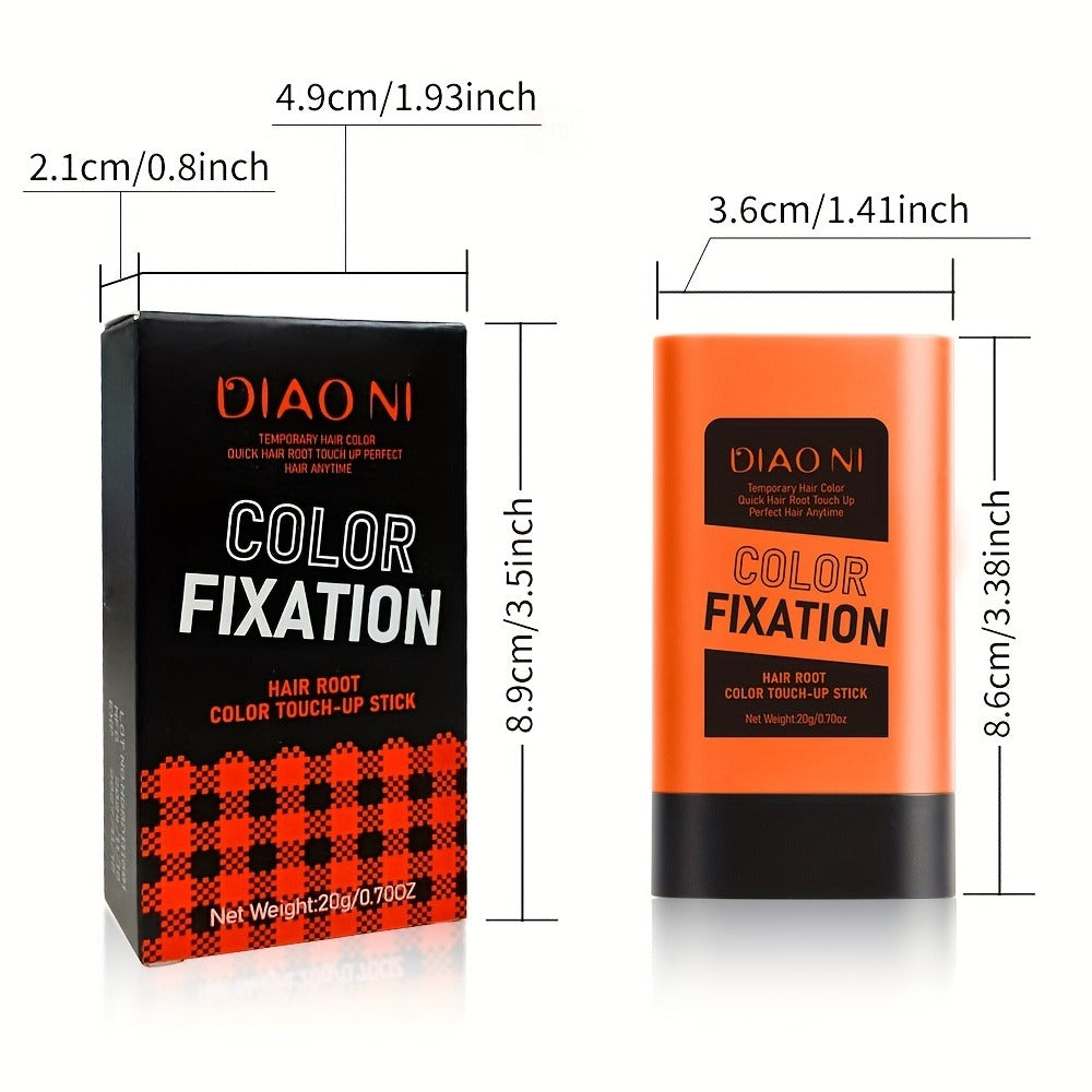 Portable Gray Root Cover Stick 2pcs, Disposable Hair Root Touch-Up with Plant-Based Squalane, Instant Gray Coverage — image 2