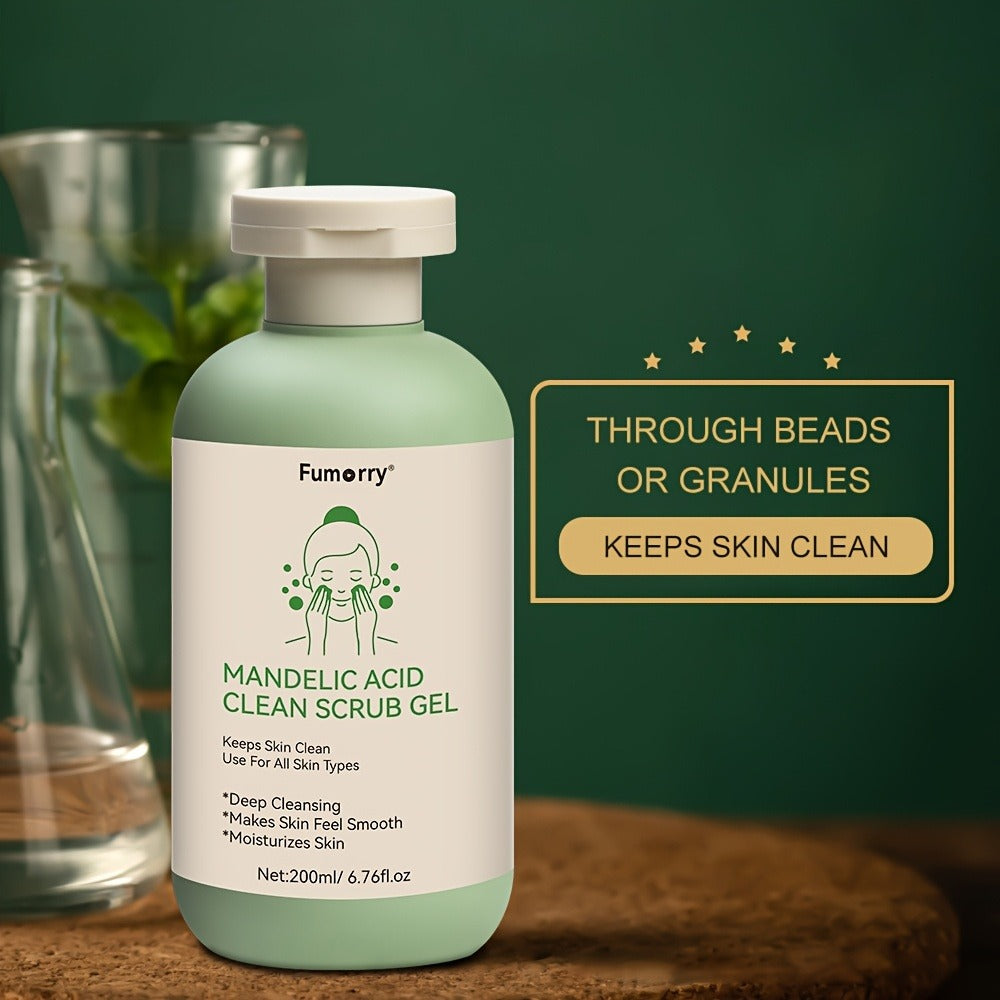 Mandelic Acid Exfoliating Gel 200ml with Aloe & Rose Extract, Deep Cleansing Pore Cleanser for Face & Body — image 12