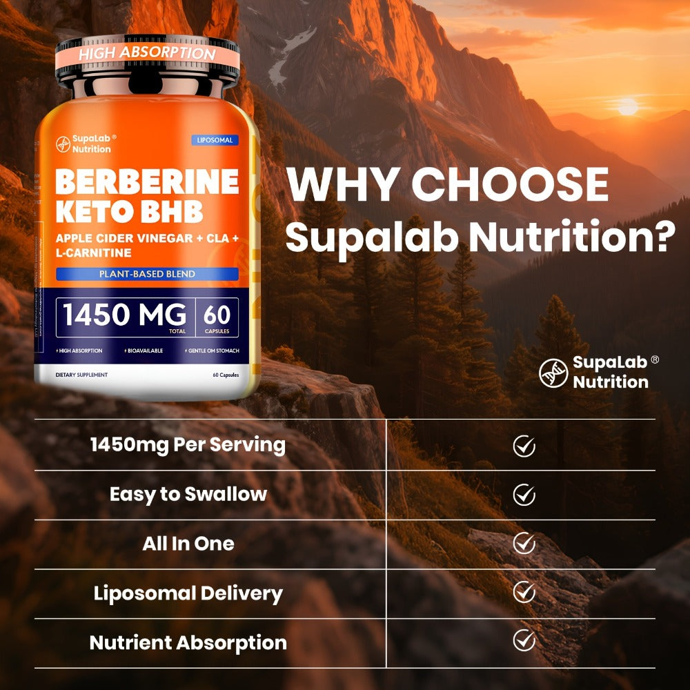 Herbal Weight Loss Capsules with White Kidney Bean & Berberine, Gut Health, Daily Energy & Body Reshape Diet Supplement for W