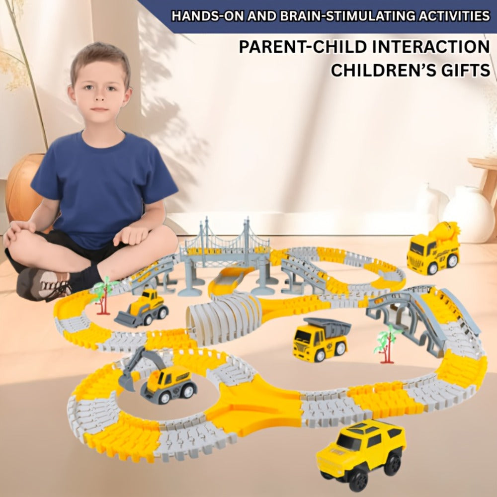 Roller Coaster Track Set 467pcs for Kids Ages 3 4 5 6 7 8 with the Listed Color, Size or Set Options for Everyday Use — image