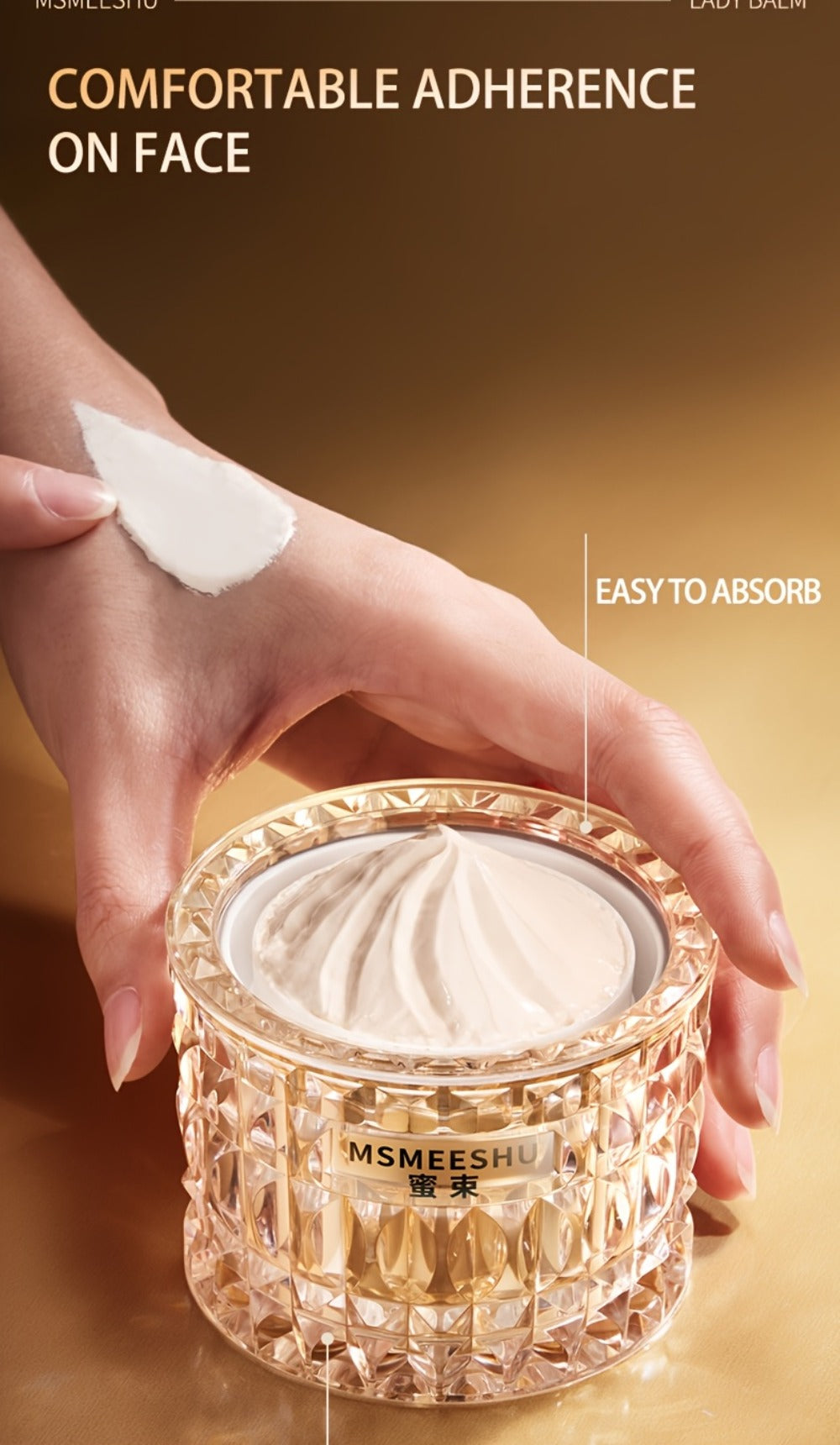 Face Cream 50g Collagen Ginseng and Reishi Mushroom Formula with Pearl, Milk and Allantoin — image 12