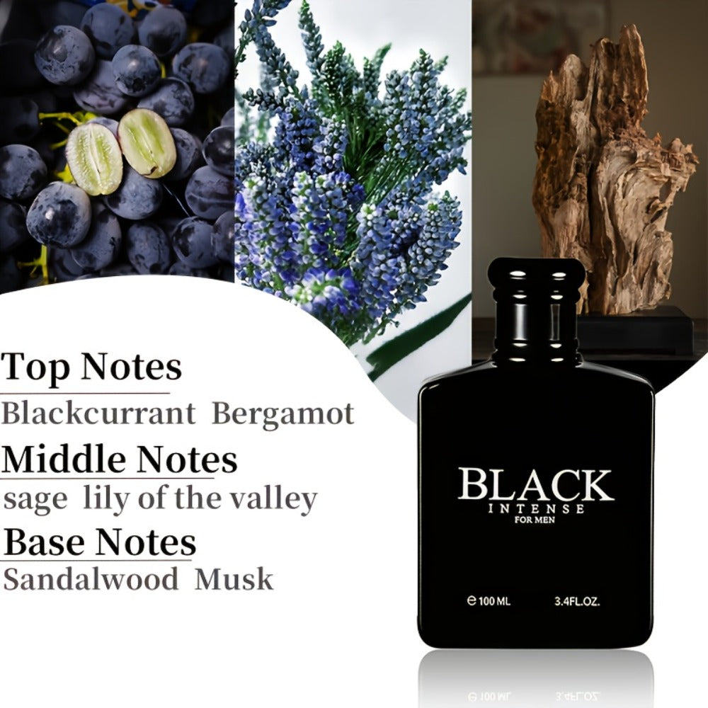 Men's Eau de Toilette Spray - Blue Woody Masculine Fragrance EDT Cologne for Men Daily Use Dates Parties Holiday Gift — image