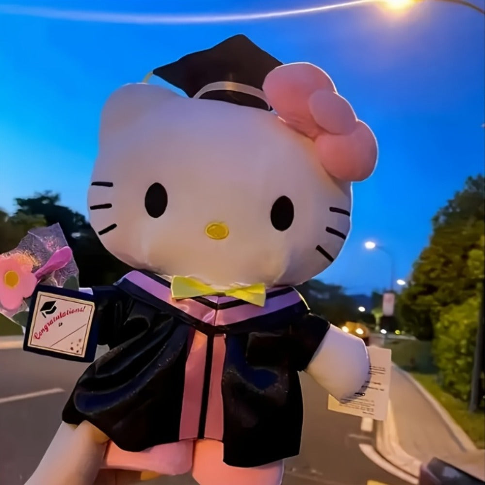 Hello Kitty Graduation Cap and Gown Set, Officially Licensed Sanrio Doctoral Cap & Bachelor Gown — image 3