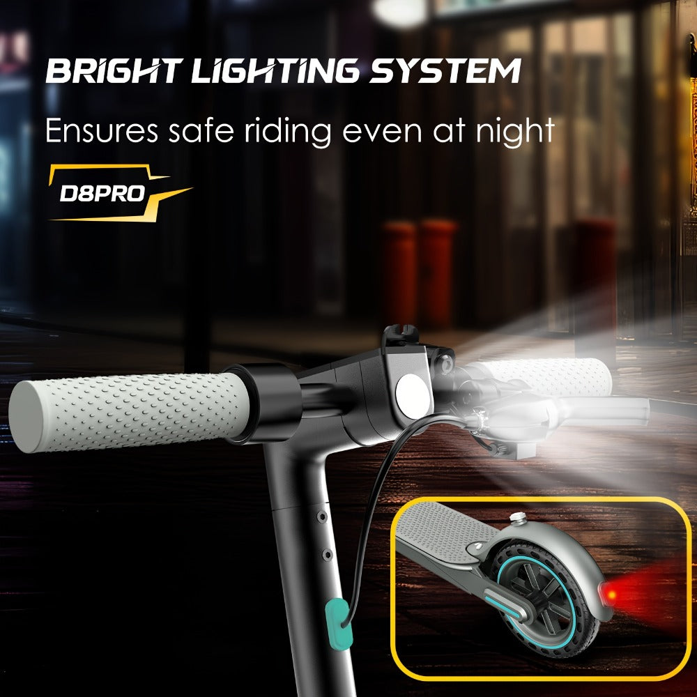 350W Foldable Electric Scooter for Adults 8.5 Inch Solid Tires 3-Speed LCD with the Listed Color, Size or Set Options for Eve