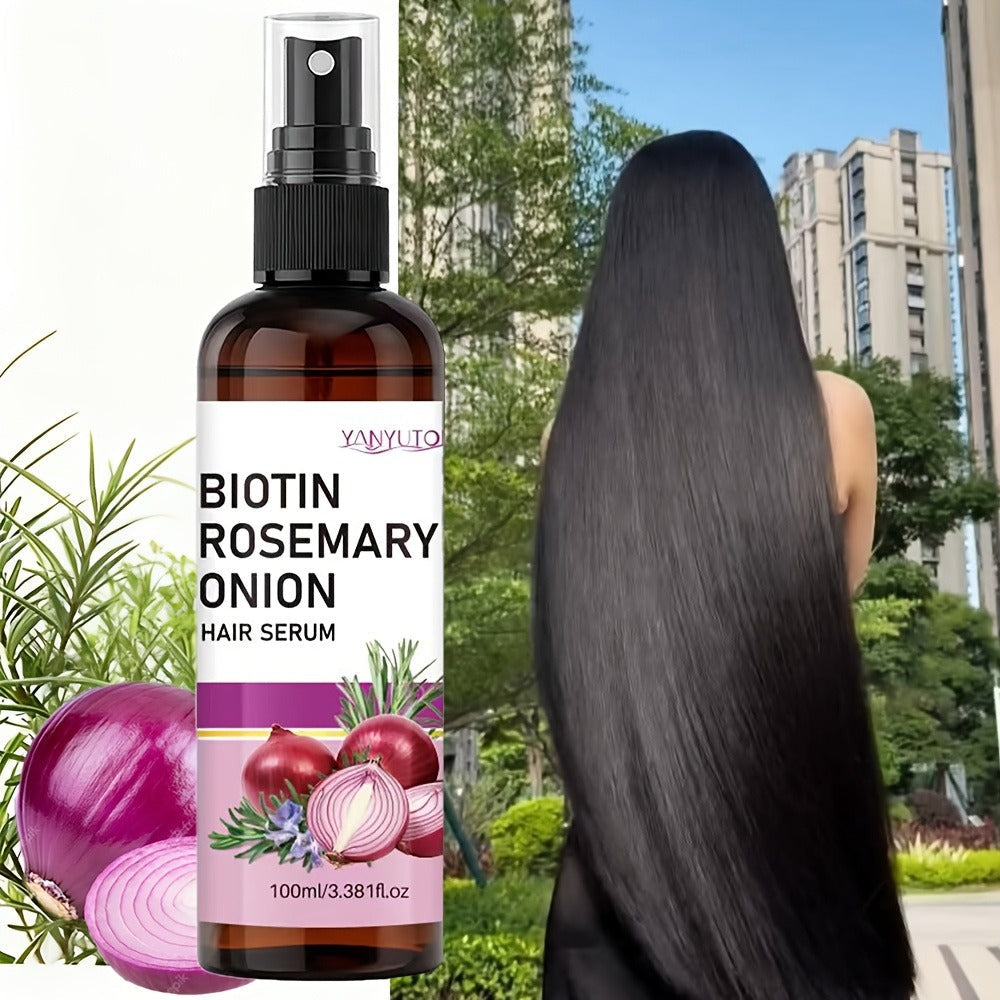 Biotin Rosemary Hair Growth Spray with Onion Extract for Bath Time, Home Spa and Personal Care — image 7