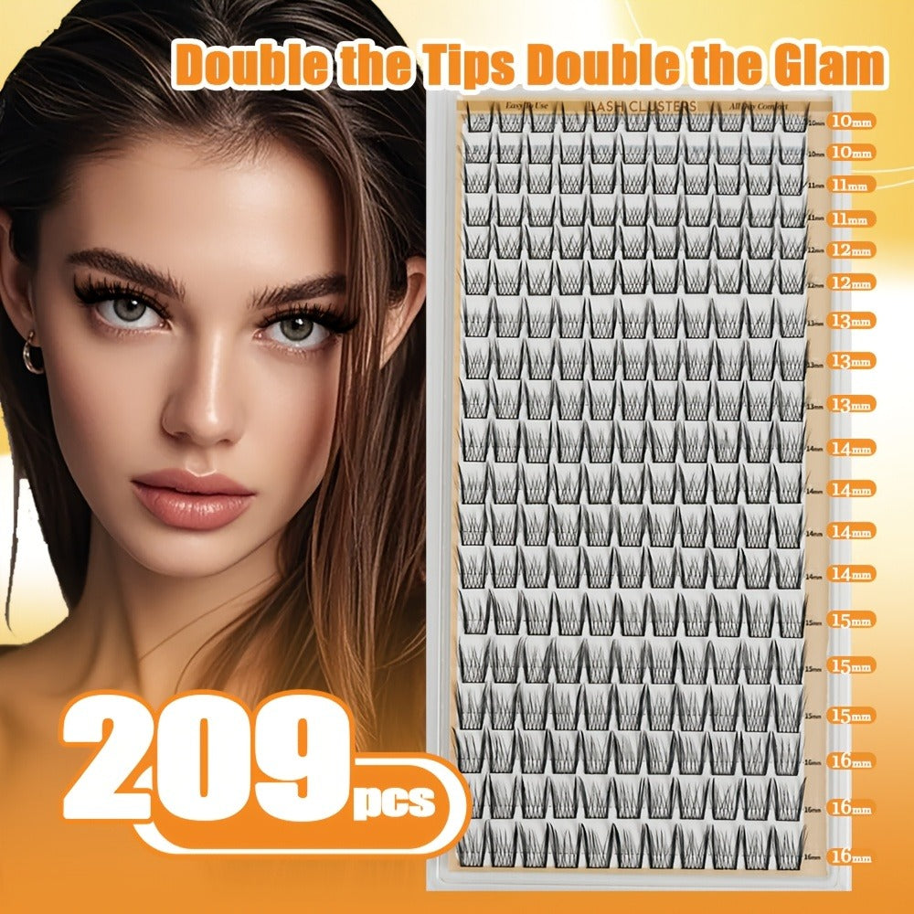 False Eyelash Cluster Kit with Four Package Options from 209 to 1993 Pieces plus Tools and Gift Bags — image 8