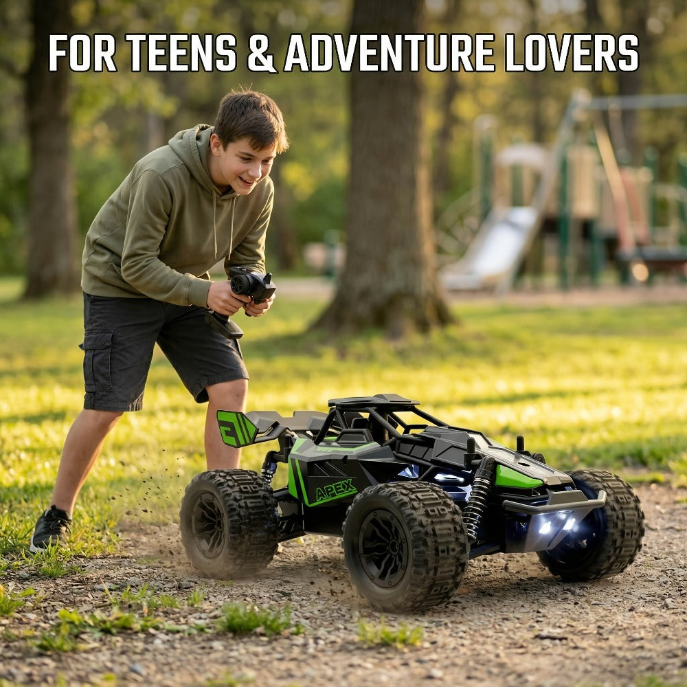 Remote Control Car, 1:20 Scale 4WD Monster Truck with Fast & Furious Green, Speed Yellow or Raffa Red Styles — image 1