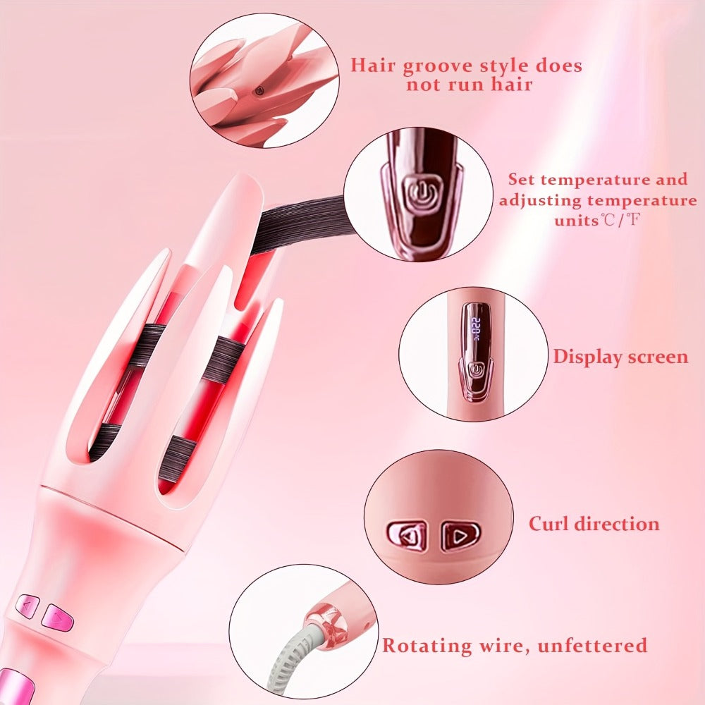 Automatic Curling Iron 32mm Essential Oil Coating, for Home, Travel and Salon Hair Styling — image 7