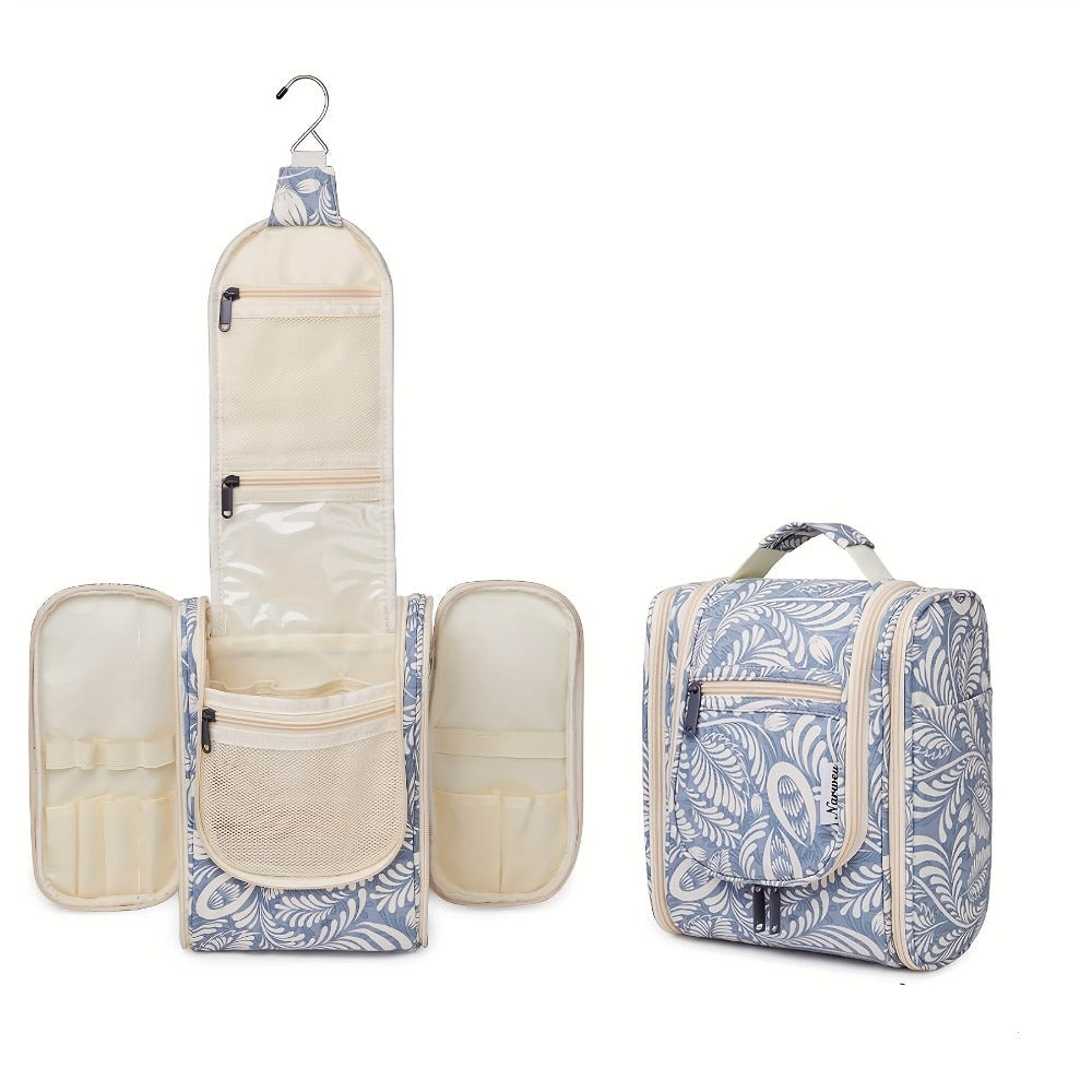 Toiletry Bag Hanging Large-Capacity Makeup Organizer with Hook, Multiple Compartments and 16 Print Options — image 36