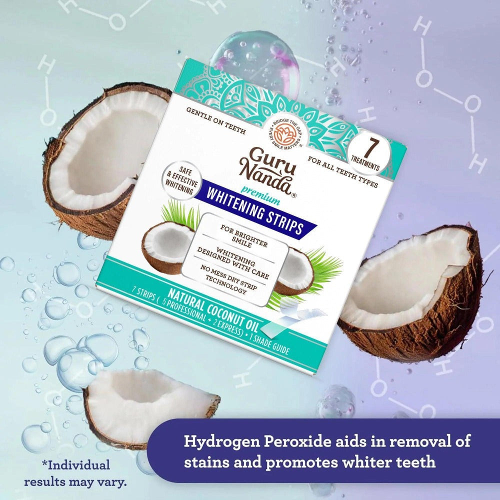 Hydrogen Peroxide Whitening Strips 7-Day Treatment with Coconut Oil Formula — image 8