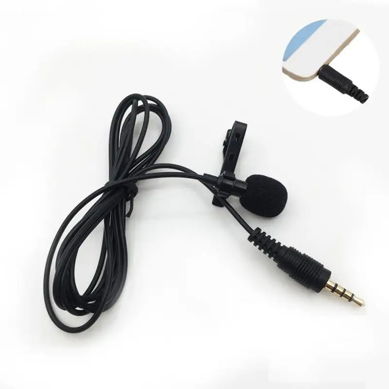 Portable clip Condenser Microphone Mobile Phone Universal 3.5MM